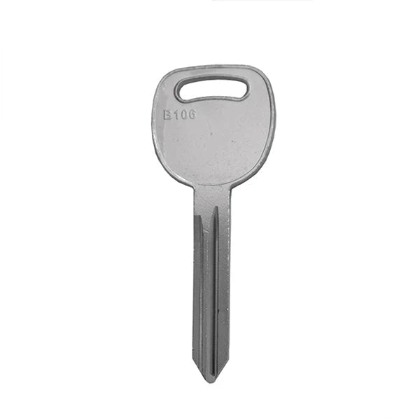 GM - B106 Double Sided 10 Cut Metal Key Blank - Z Keyway GM - B106 Double Sided 10 Cut Metal Key Blank - Z Keyway